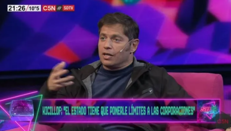 Kicillof aseguró que Macri y Milei son "funcionales" a las corporaciones
