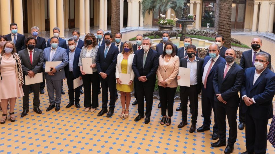 Alberto citó a los gobernadores para anunciar la ampliación de la Corte