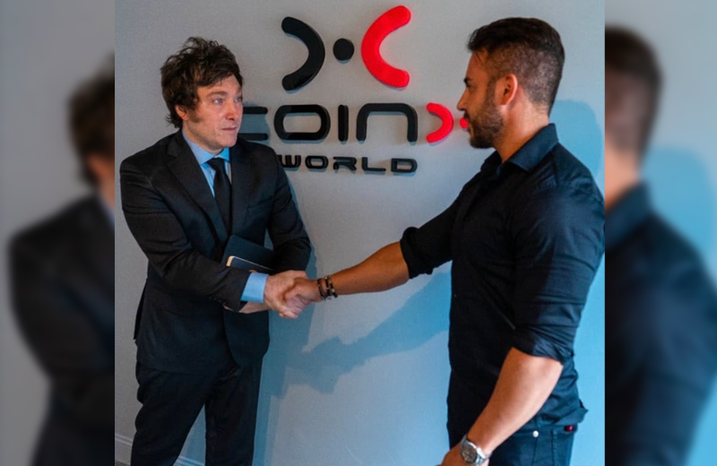 Milei promocionaba una empresa acusada de estafa piramidal