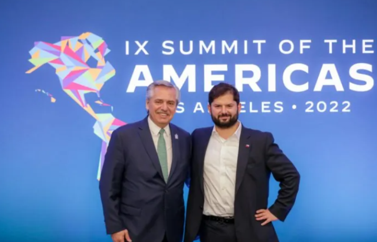 Cumbre de las Américas: Alberto acordó con Boric exportar más gas a Chile
