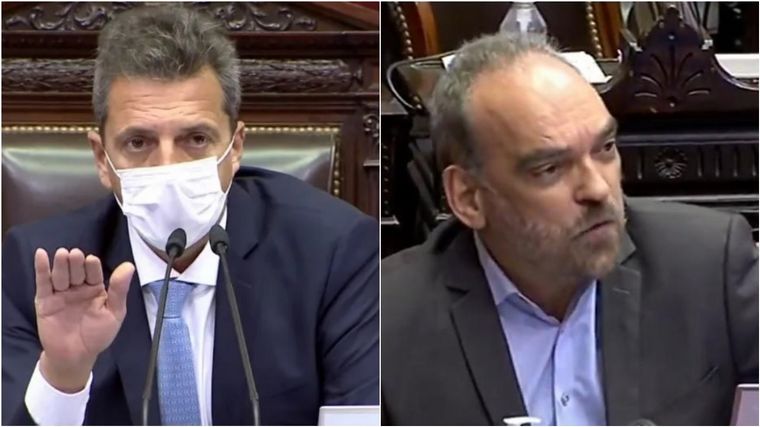 Massa le marcó la cancha a Iglesias: "Cállese la boca diputado"