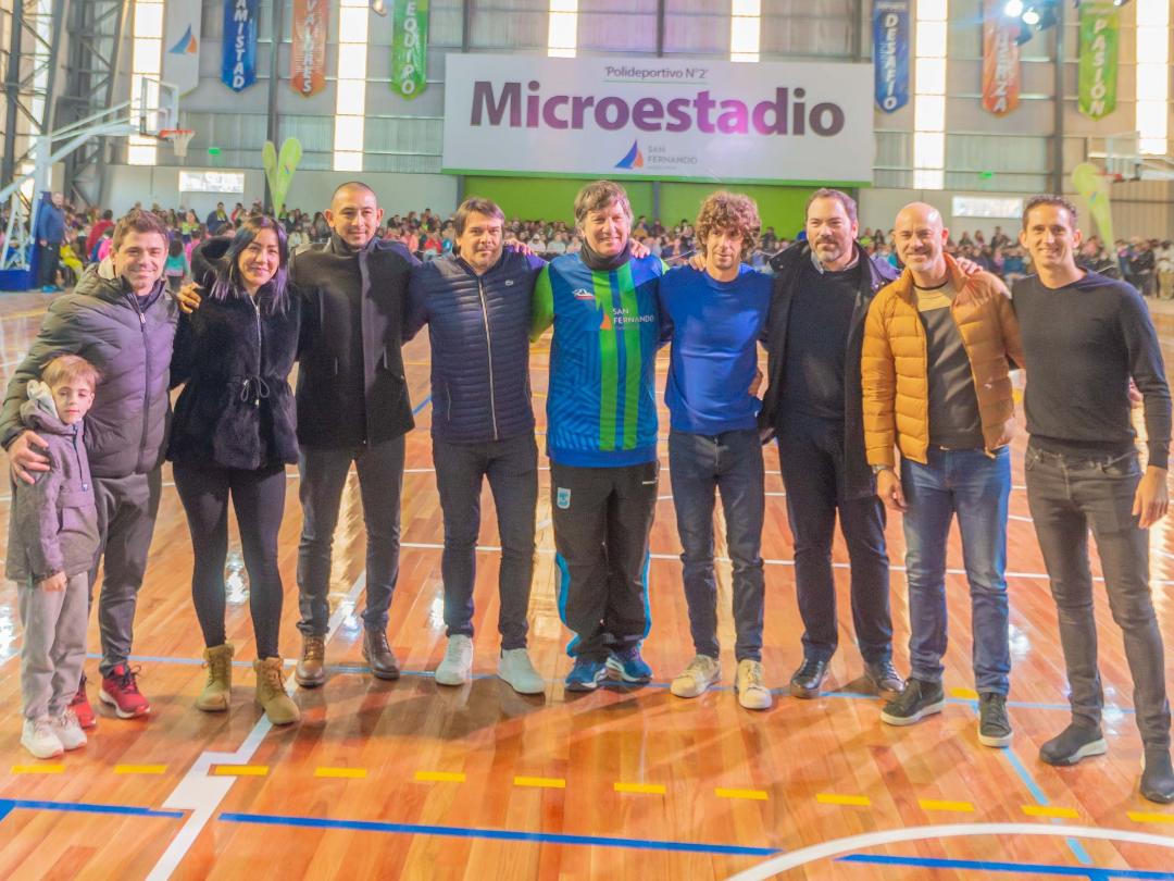 Andreotti inauguró el Microestadio de San Fernando