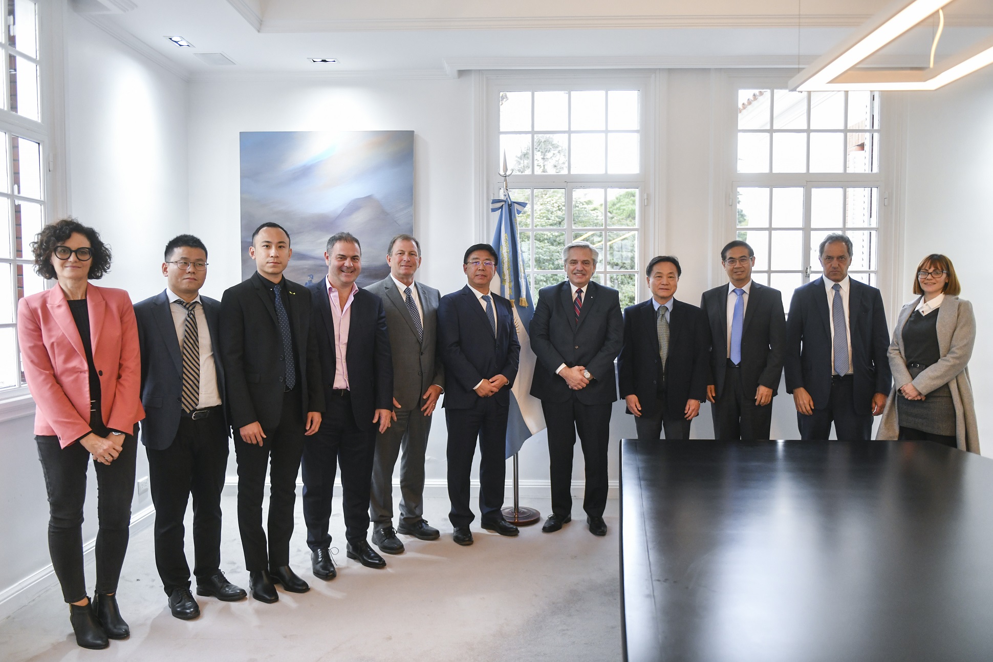 En clave litio: Alberto recibió al CEO de la empresa china Gotion High Tech