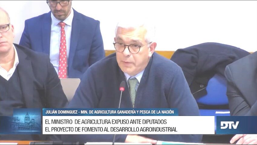 Domínguez expuso ante Diputados y valoró la ley de desarrollo agroindustrial