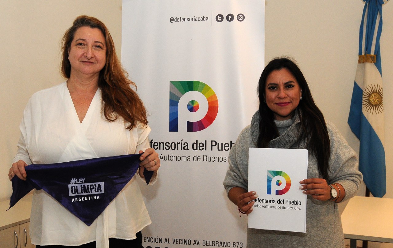 Muiños recibió a la militante mexicana Olimpia Coral Melo