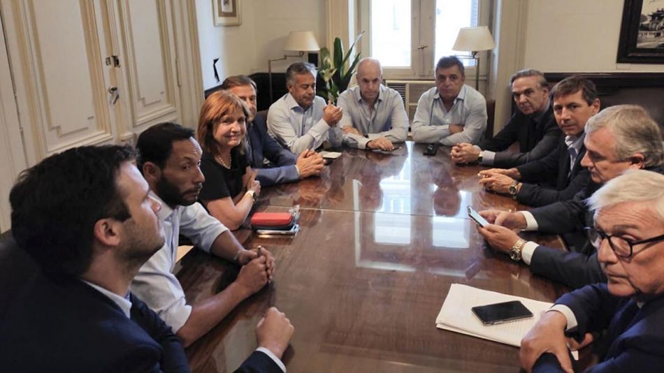 Los líderes de JxC se reúnen para mostrarse unidos ante la crisis del FdT