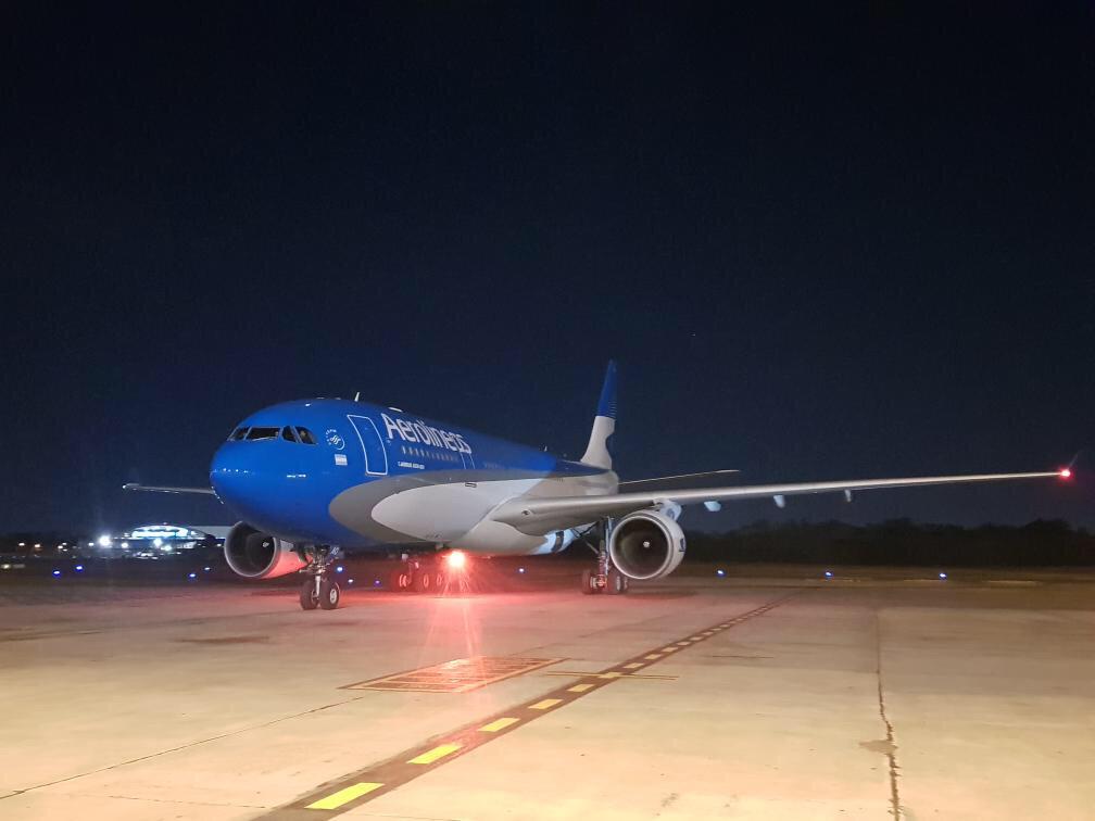 LLegó al país un nuevo Airbus 330 para Aerolíneas Argentinas