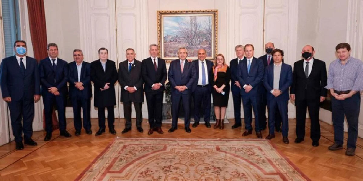 Silencio: buscando respaldo para los cambios, Alberto solo escuchó quejas