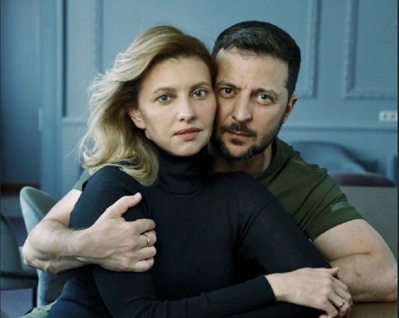 Un bochorno: en plena guerra los Zelensky posaron para Vogue