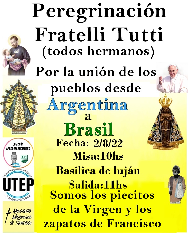 Gran marcha de la UTEP por las 3T: de Luján con San Cayetano