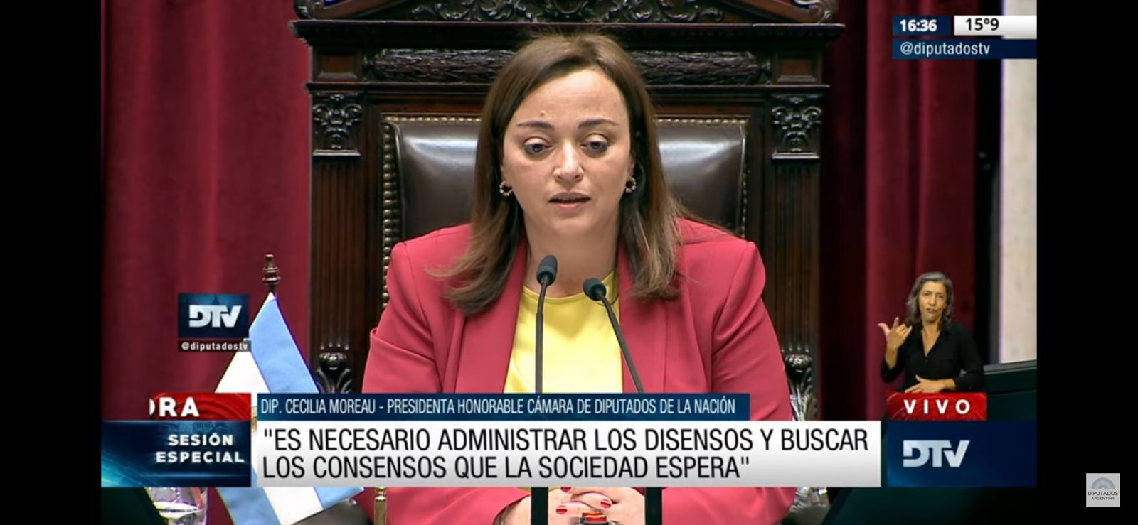Moreau: “Vamos a construir los consensos y avanzar en una agenda de la gente”