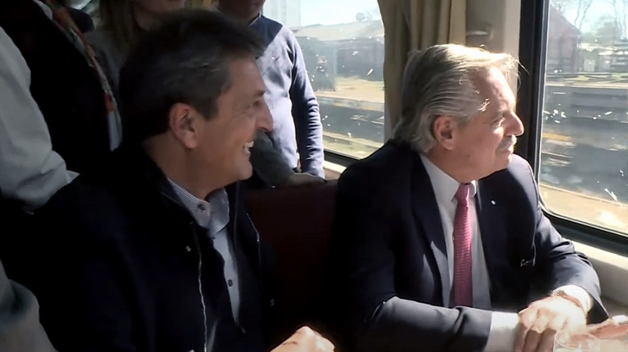 Alberto Fernández  y Sergio Massa tuvieron su primer acto juntos