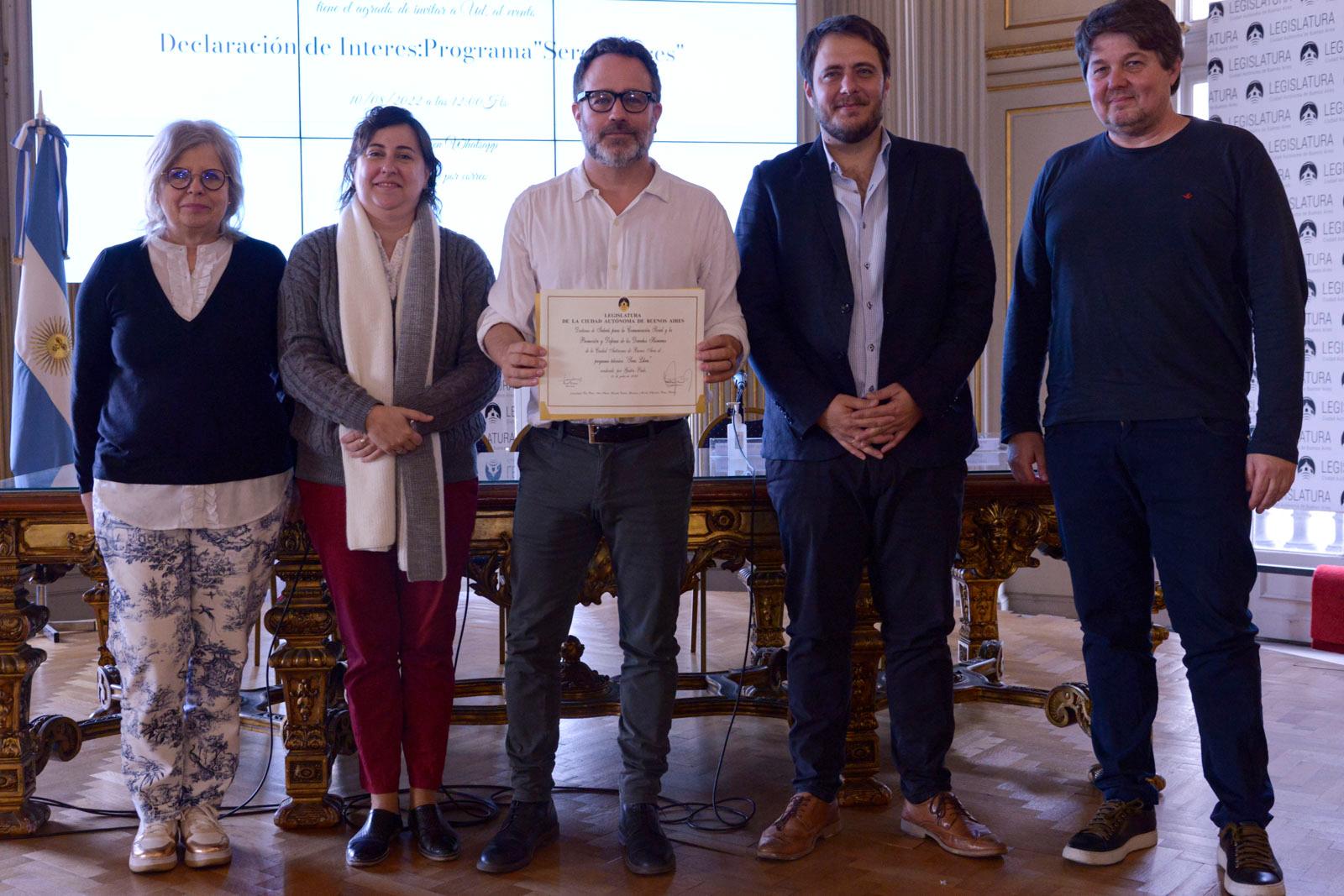 "Seres Libres" fue declarado de interés por la Legislatura porteña