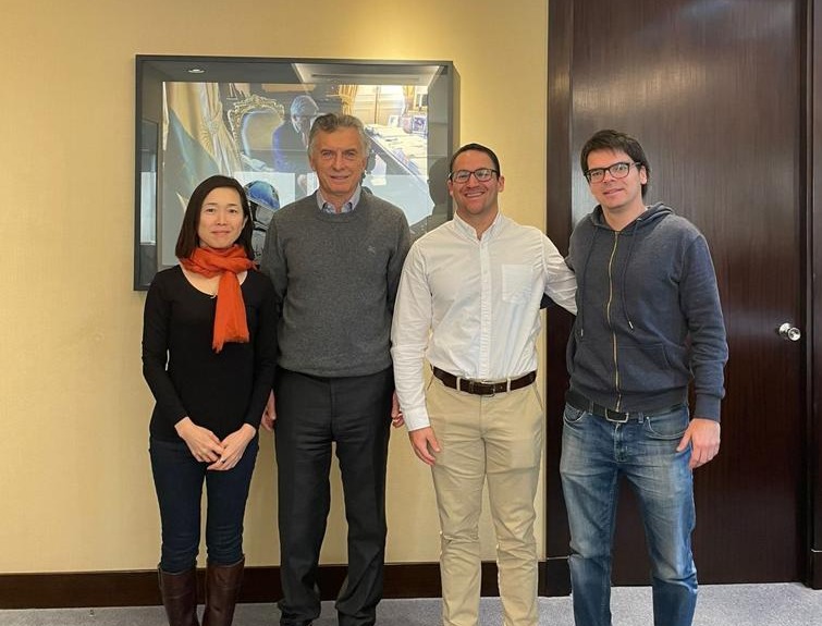 Macri y Nieto se reunieron con la directora de la Fundación de Ethereum