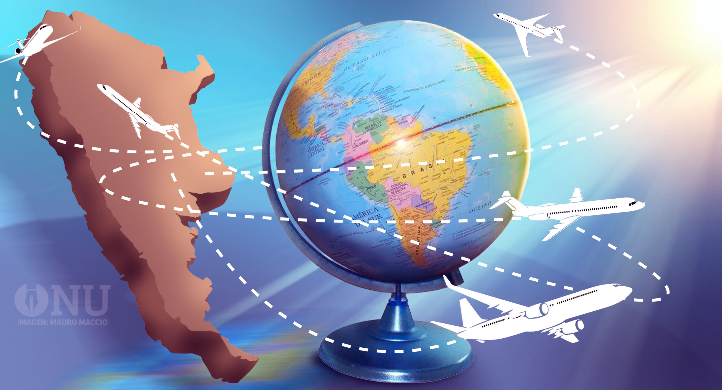 Se recupera el tráfico aéreo internacional en Argentina