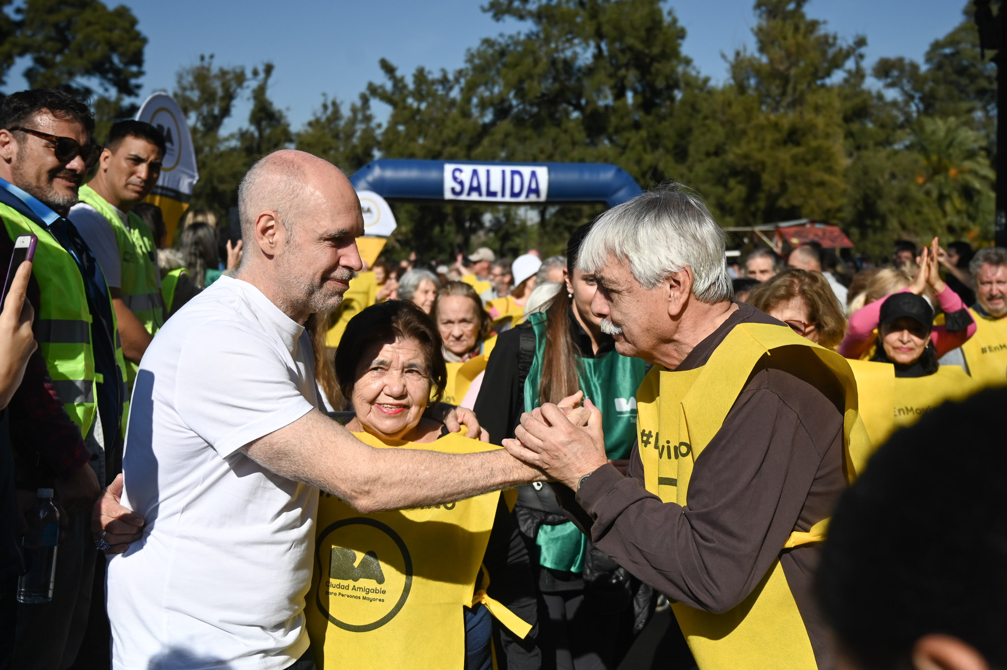 Larreta asistió a la carrera recreativa para personas mayores #EnMovimiento