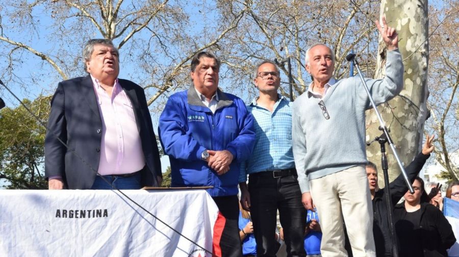 Cómo fue el acto a favor de Cristina en el Parque Centenario