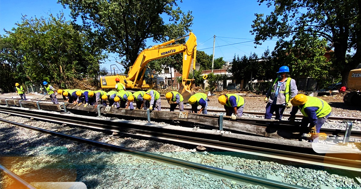 Inversión en obras en la Línea Urquiza