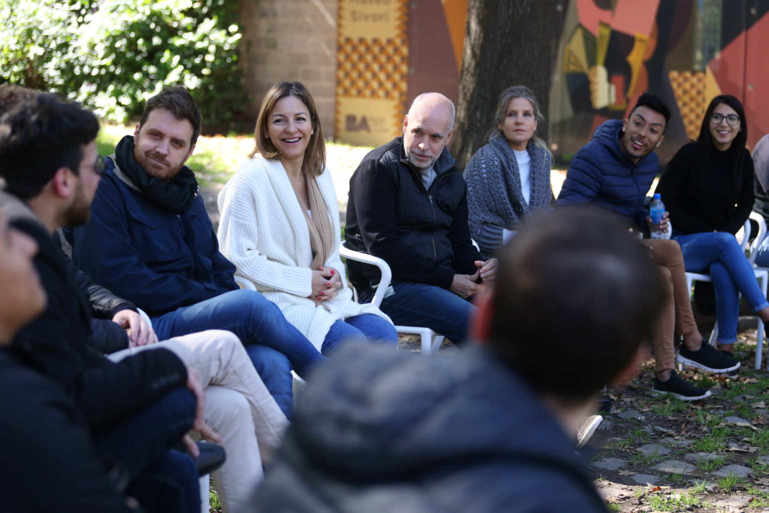Larreta dialogó con jóvenes que están preocupados por la situación general del país