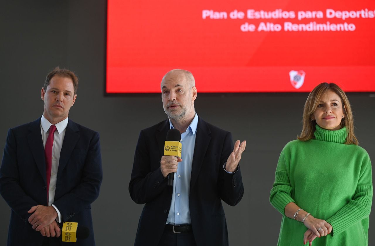 Larreta presentó un plan de estudios para deportistas de alto rendimiento