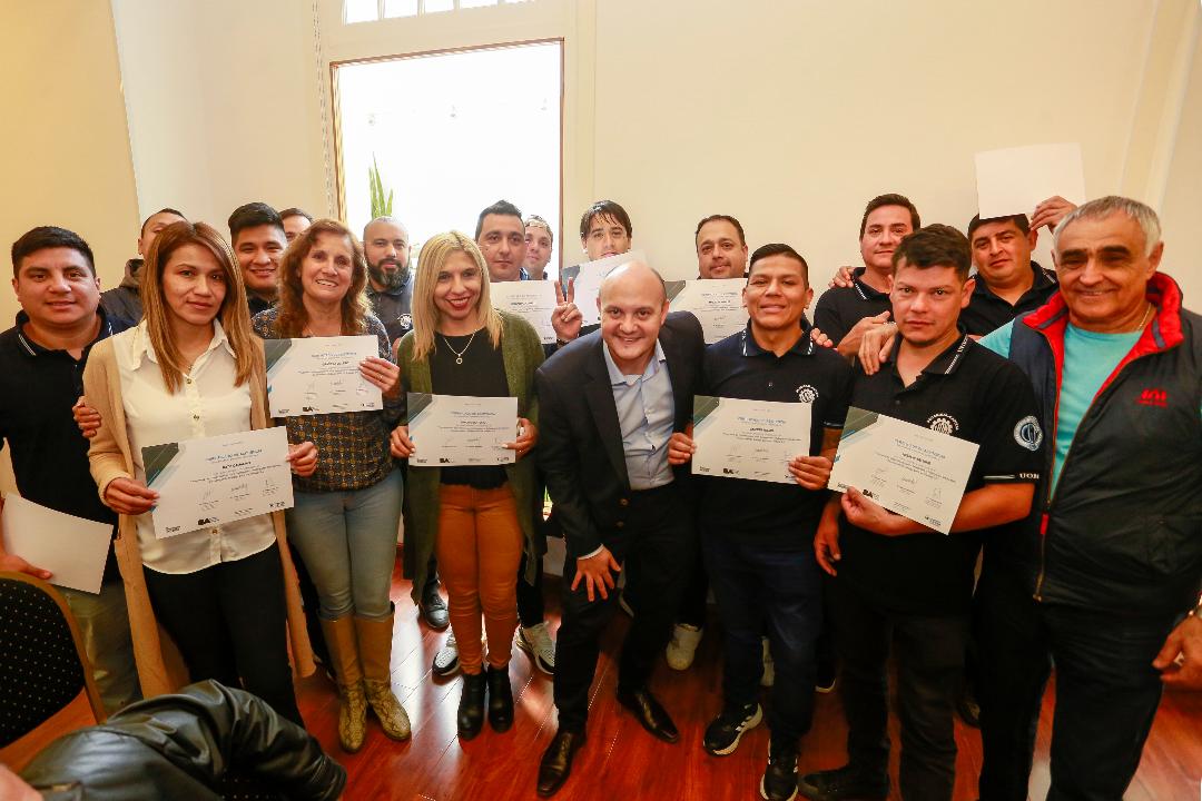 GCBA entregó diplomas del Ciclo de Formación para delegados sindicales