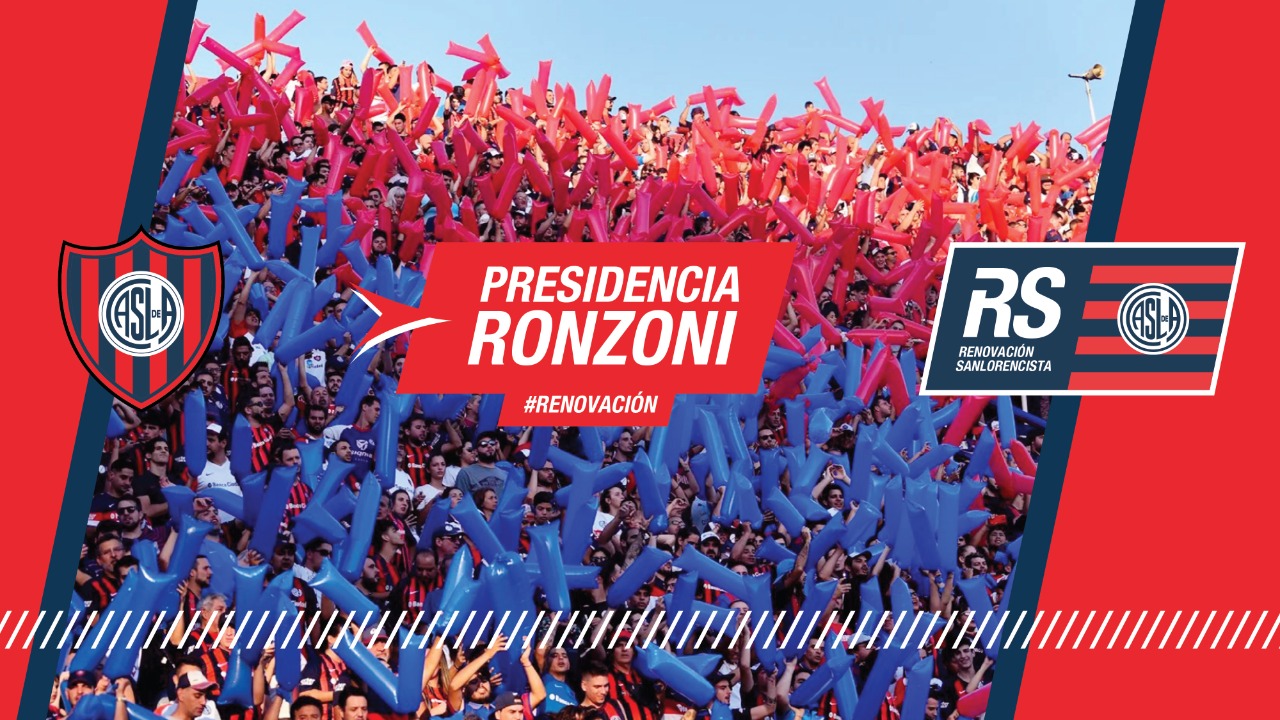 Ronzoni inicia su camino hacia la Presidencia de San Lorenzo