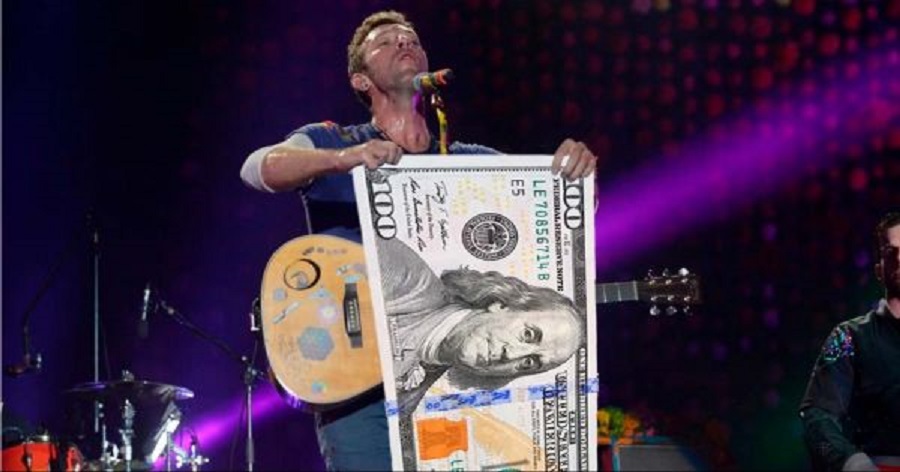 Nace el "dólar Coldplay" para pagarle a bandas internacionales