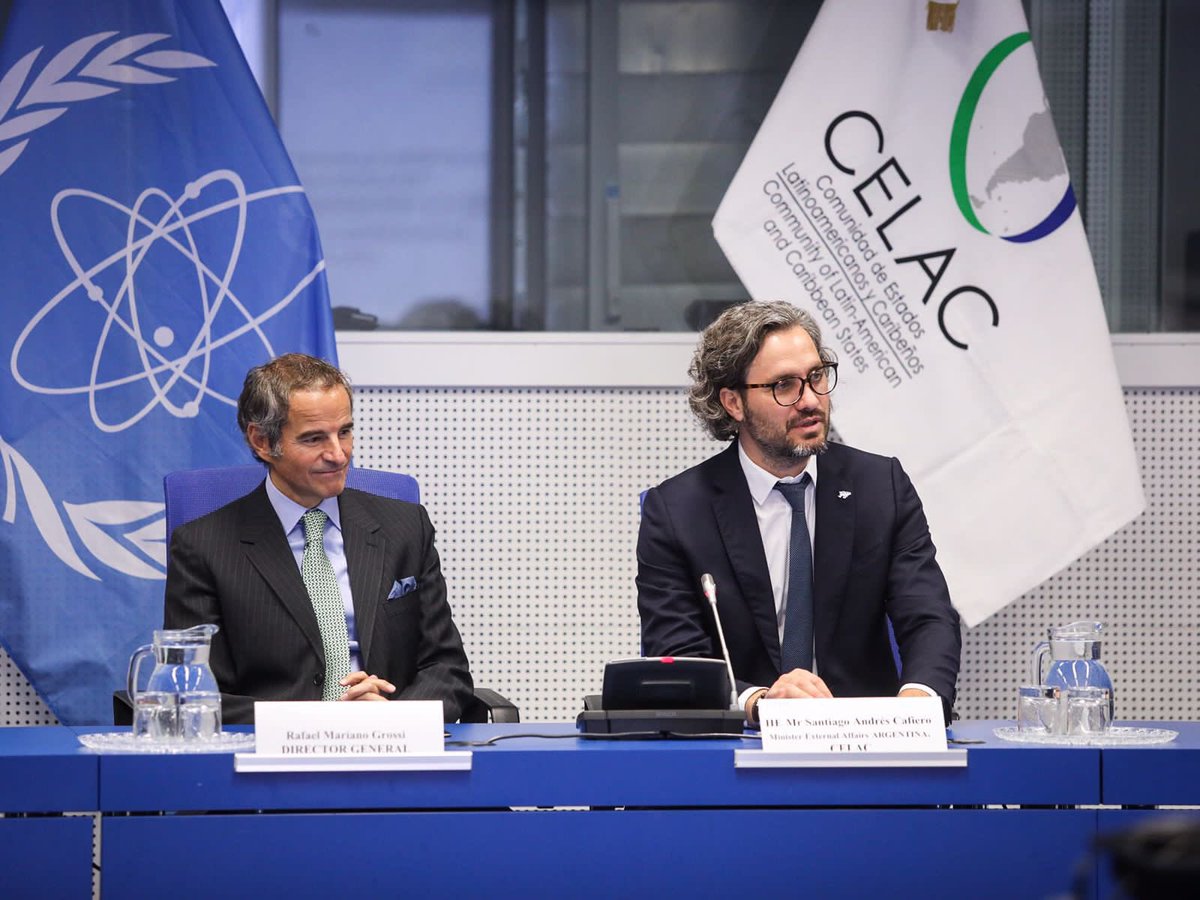 El director internacional de Energía Atómica visita el país con una amplia agenda