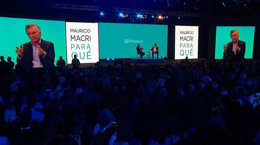Macri presentó su libro "Para qué": "Ningún progre nos puede correr más"