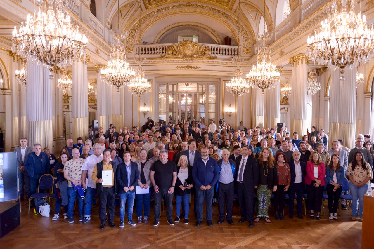 Legislatura: con invitados importantes, el SUTERH festejó 80 años