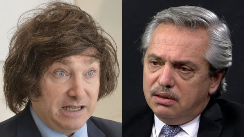 Milei le respondió a Alberto: "Disparate presidencial"