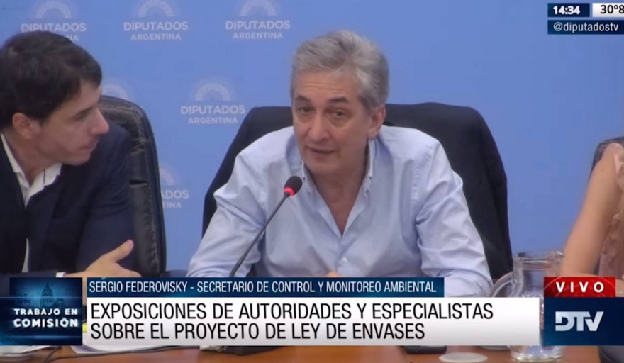 Con invitados, Diputados retomó el debate de la Ley de Envases