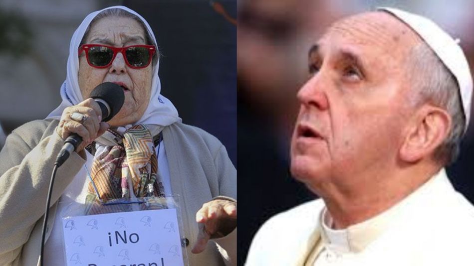 La carta de Francisco por la muerte de Hebe: "Quiero estar cerca de los que la lloran"