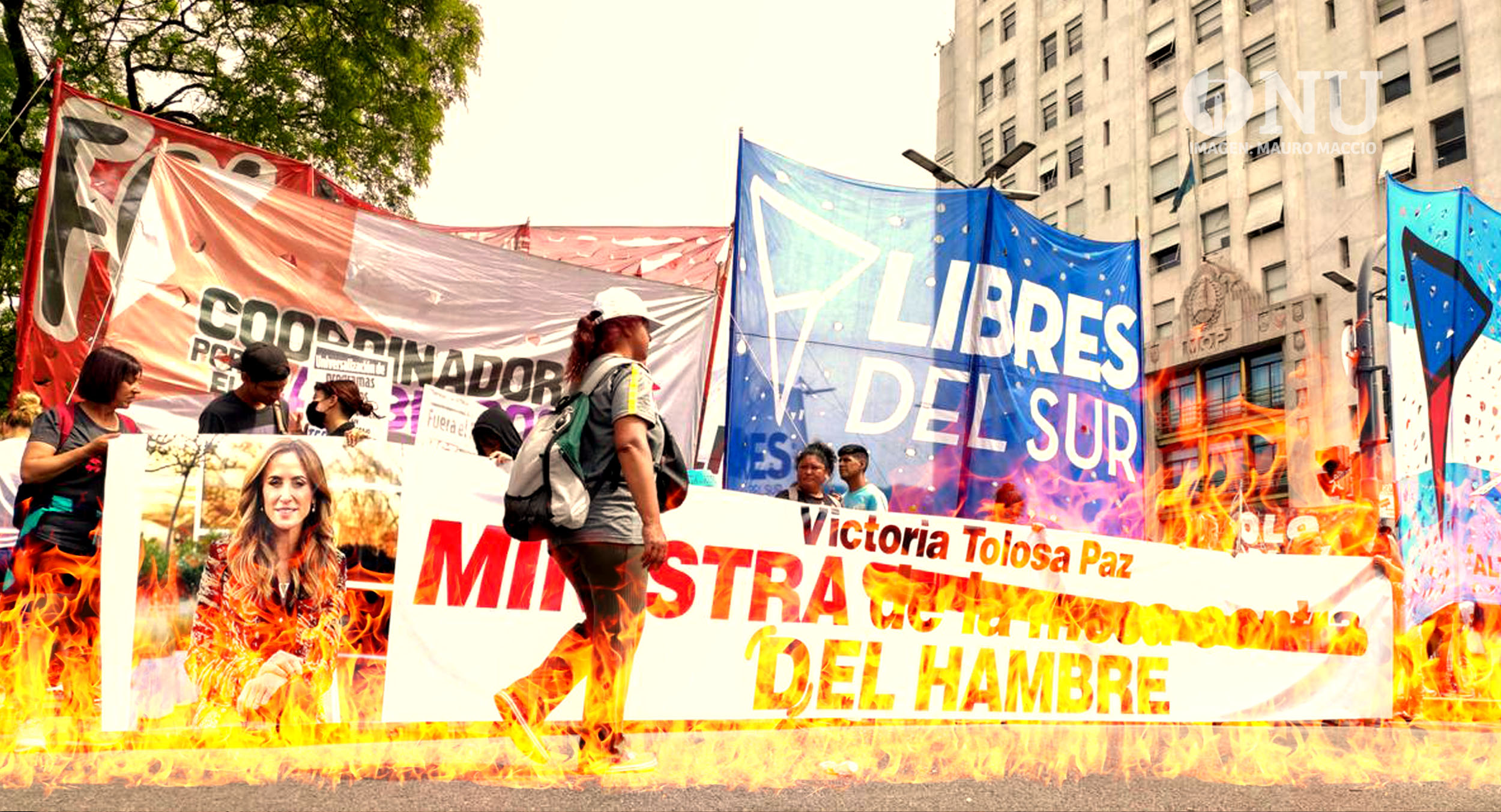 Un diciembre caliente, con más protestas piqueteras