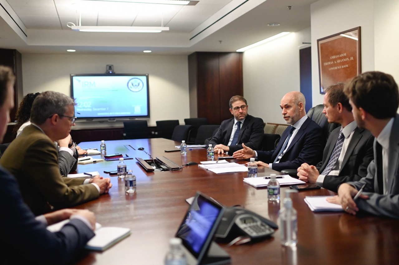 Larreta, en el Departamento de Estado: “La Argentina puede ser protagonista"