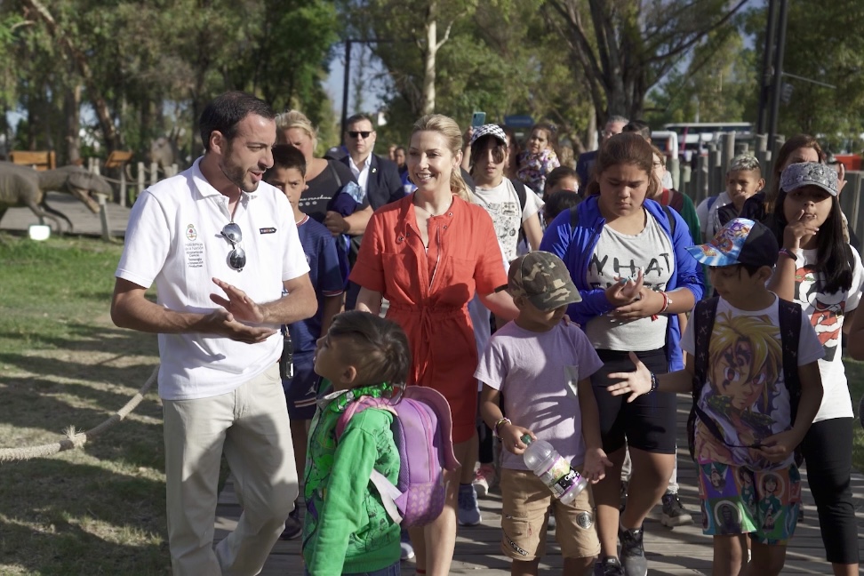 Fabiola Yañez cerró el año en Tecnópolis junto a 1.000 niños de comedores