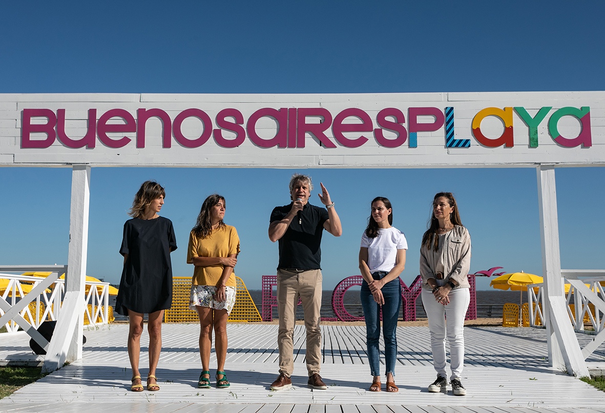 Felipe Miguel inauguró la 14° edición de Buenos Aires Playa 