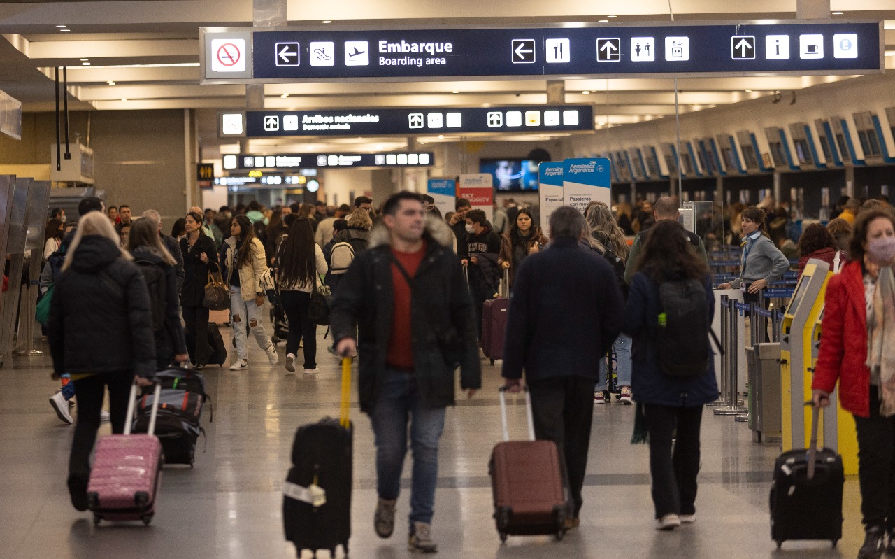 Turismo internacional: superávit durante noviembre de 2022