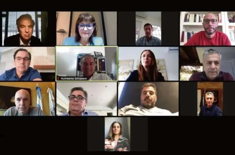 Las internas en las provincias calentó el Zoom de Juntos por el Cambio