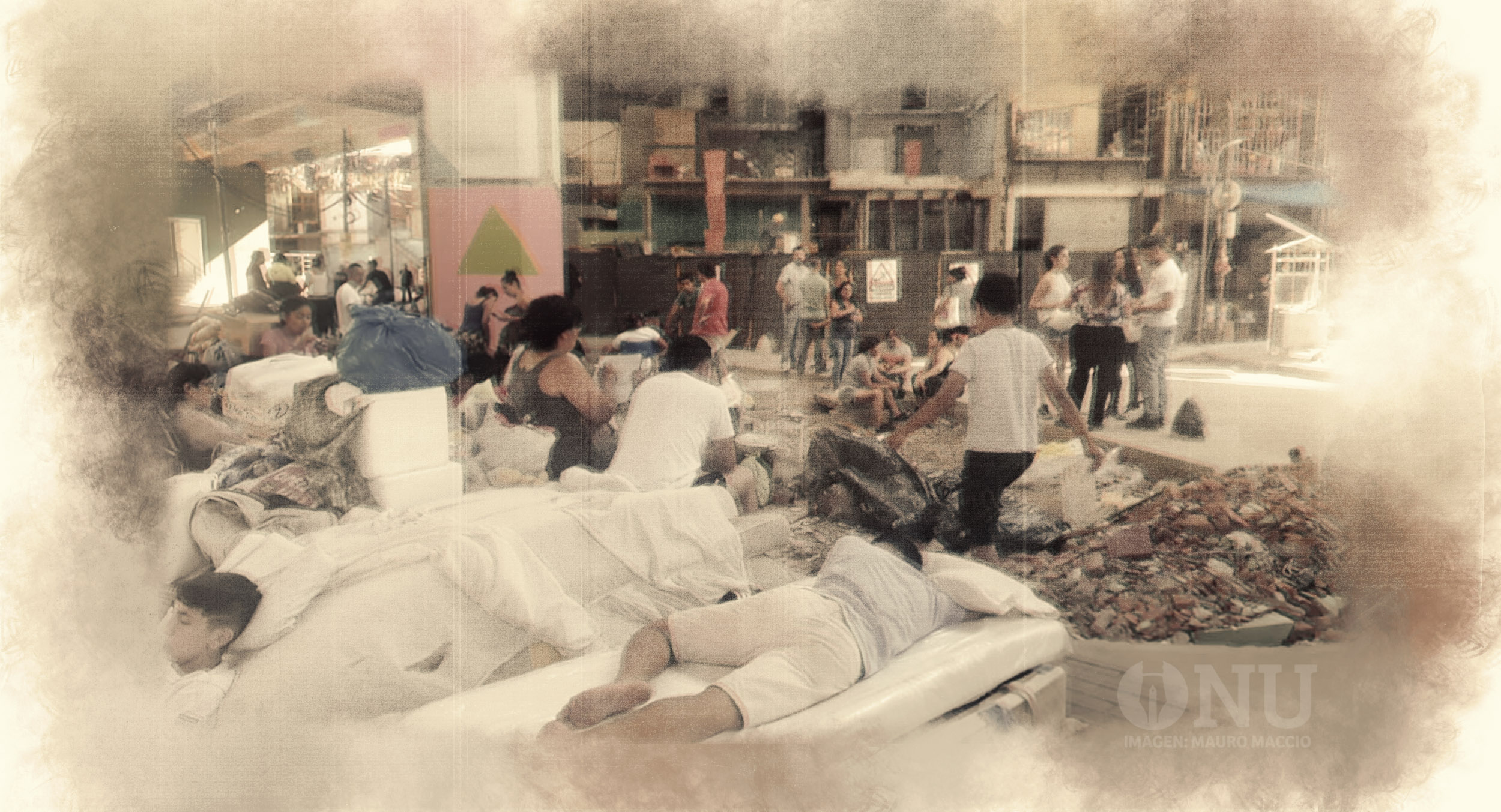 “Derrumbaron nuestras casas y dormimos en la calle”