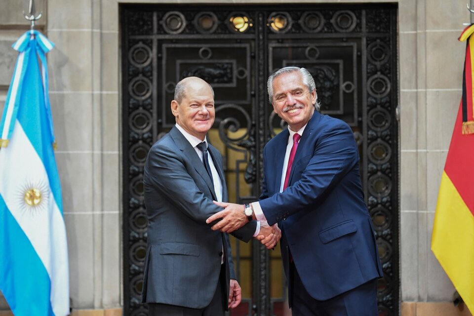 Fernández recibió al canciller alemán y habrá acuerdos energéticos