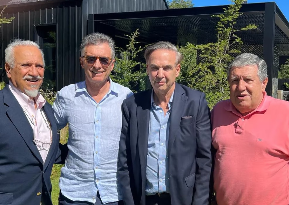 Macri sigue sumando fotos, después de Larreta, Pichetto