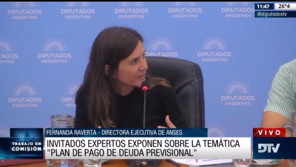 Raverta expuso sobre el plan de pago de deuda previsional