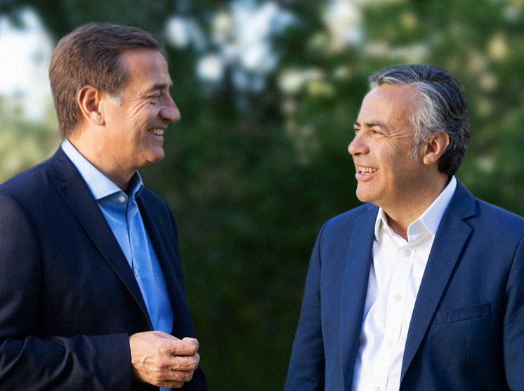 Sigue la interna mendocina de JxC: Suárez postuló a Cornejo