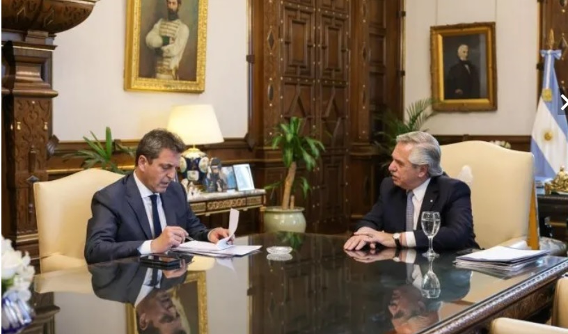 Efecto inflación: Alberto se reunió con Massa en la Rosada