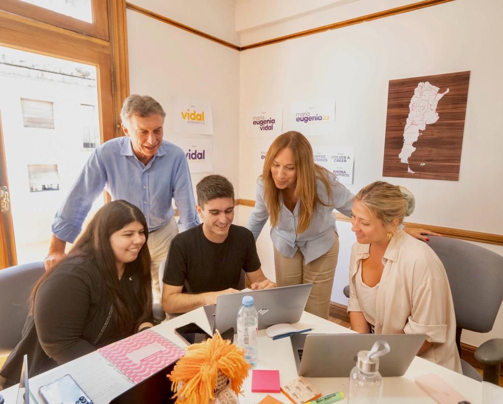 Vidal presentó su comando de campaña presidencial con Macri