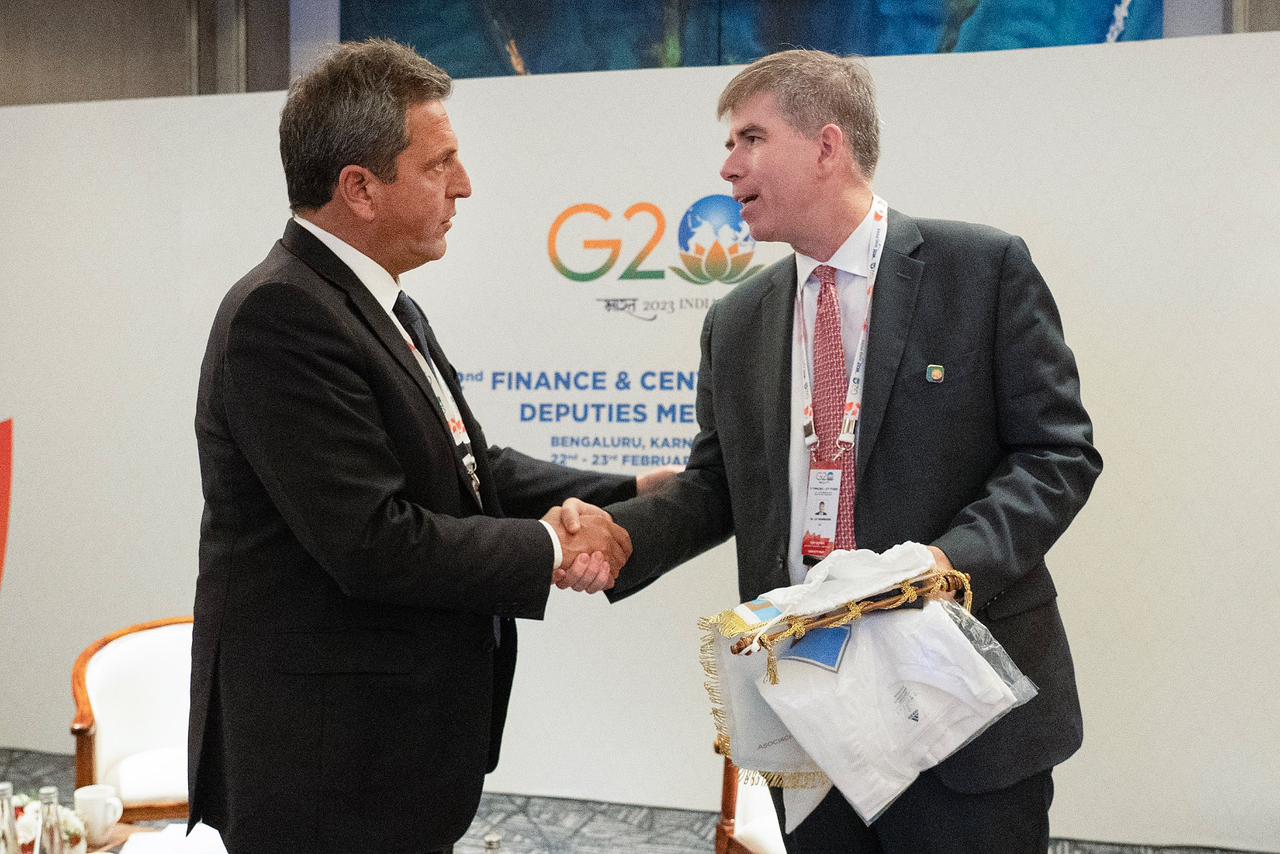 Massa se reunió con el subsecretario del Tesoro de EE.UU