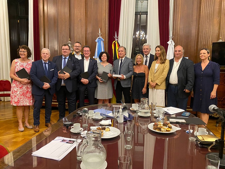 Una delegación del Bundestag visitó la Legislatura porteña