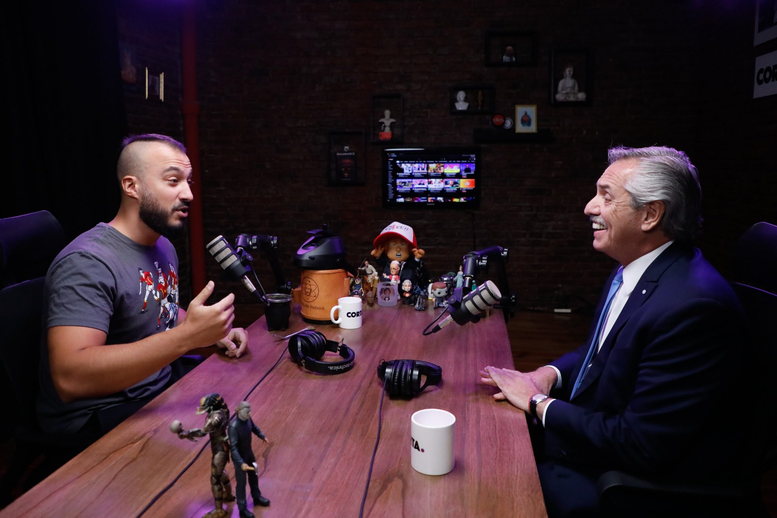 Alberto: “Con Biden nos reímos de Trump, los dos tenemos mala opinión de él”