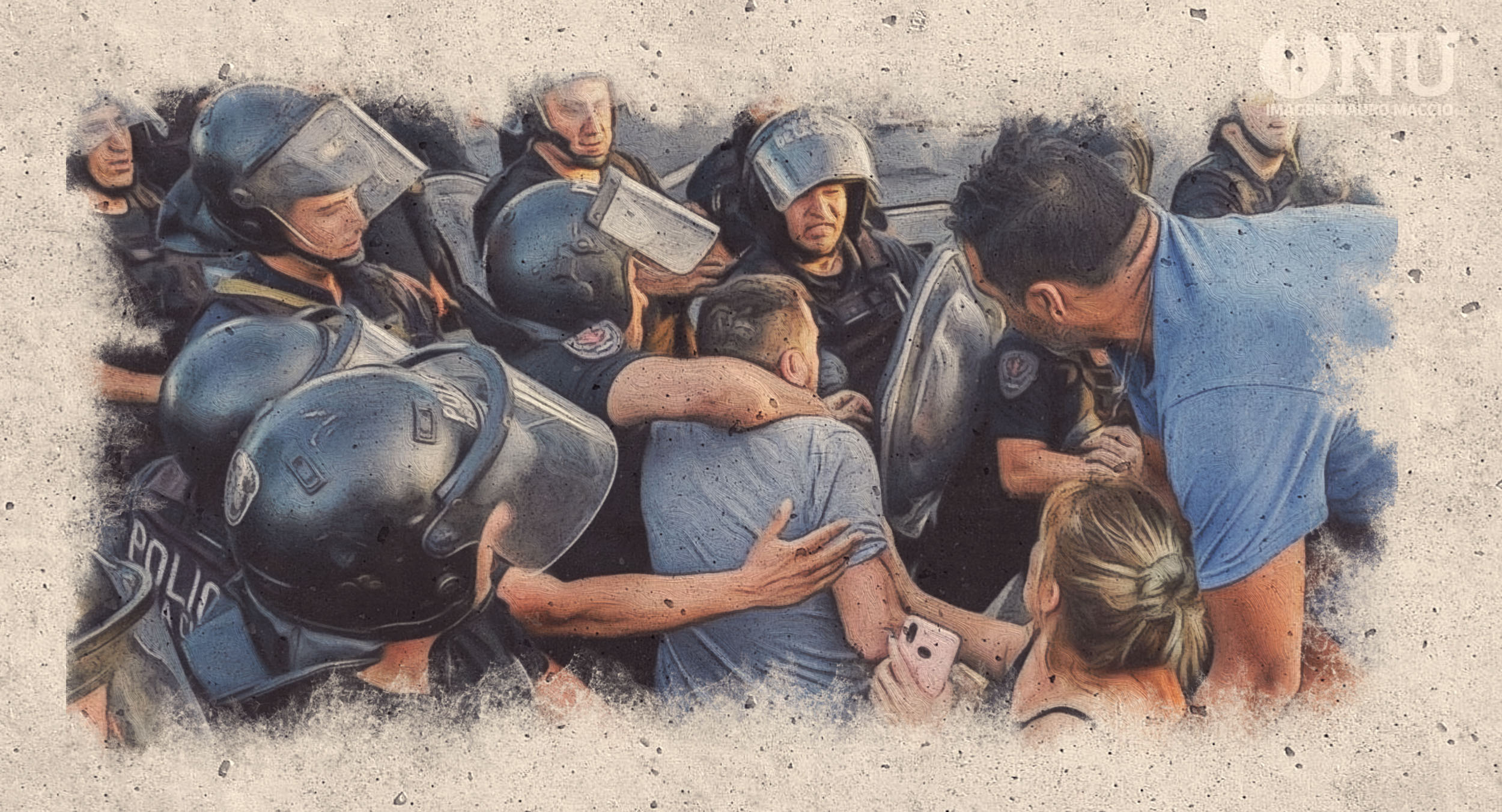 En el mundo material, sólo valen el odio, la represión y el racismo